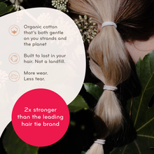 Load image into Gallery viewer, KOOSHOO | Plastic-Free Round Mini Hair Ties