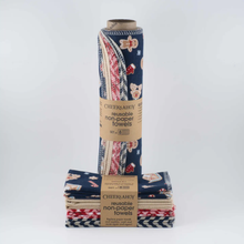 Load image into Gallery viewer, CHEEKS AHOY | Reusable Non-paper Towels - Holiday