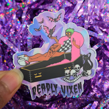 Load image into Gallery viewer, SPOOKY GLAM PAPER | Deadly Vixen Vinyl Sticker