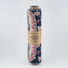 Load image into Gallery viewer, CHEEKS AHOY | Reusable Non-paper Towels - Holiday