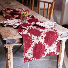 Load image into Gallery viewer, ICHCHA | Block Printed Organic Cotton Table Runner