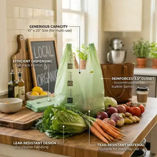 Load image into Gallery viewer, BEYOND GREEN | Planet Digestible Multi-Purpose Handled Bags, 50pk bundle