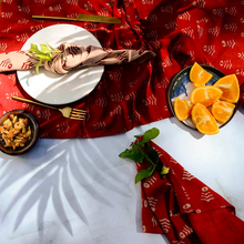 Load image into Gallery viewer, ICHCHA | Block Printed Organic Cotton Table Runner