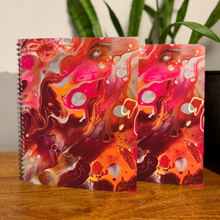 Load image into Gallery viewer, ABSTRACT BY RABRAMS | Large 8"x10" Soft Touch Lined Spiral Notebook