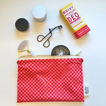 Load image into Gallery viewer, MARLEY'S MONSTERS | Checkered Cosmetic + All-Purpose Bag