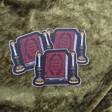 Load image into Gallery viewer, SPOOKY GLAM PAPER | Dark Smut Book Club Vinyl Sticker