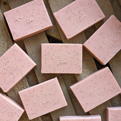 LOCUST GROVE FARM | Strawberry Scrub Bar Soap