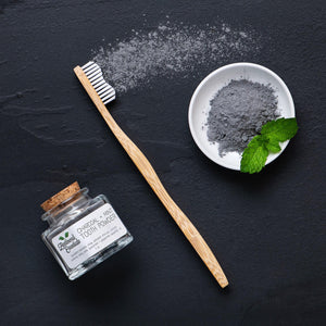 BESTOWED ESSENTIALS | Charcoal + Mint Toothpowder - BULK by oz (container NOT included)