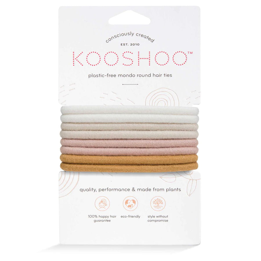 KOOSHOO | Plastic-Free Round Mondo Hair Ties