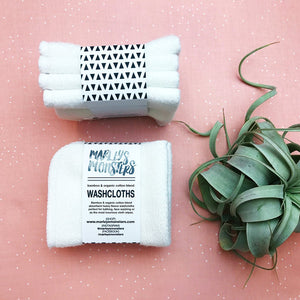MARLEY'S MONSTERS | Bamboo + Organic Cotton Washcloths