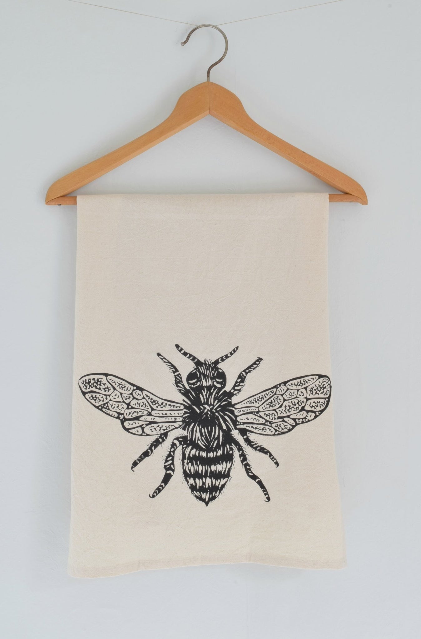 Embroidered Bee Tea Towel Set of 4 19x28 - Allysons Place