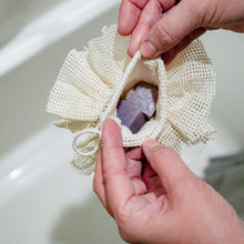 Load image into Gallery viewer, MARLEY&#39;S MONSTERS | Organic Cotton Soap Saver Pouf