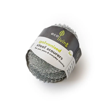 Load image into Gallery viewer, ECOLIVING | Steel Scourer - 3pk