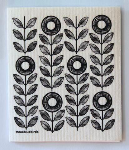 THREE BLUEBIRDS | Swedish Dishcloth