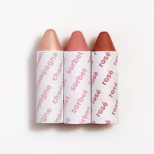 Load image into Gallery viewer, AXIOLOGY | Cotton Candy Skies Lip-to-Lid Balmie Set