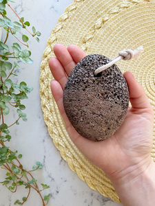 ME MOTHER EARTH | Lava Pumice Stone with Cotton Hanging Loop
