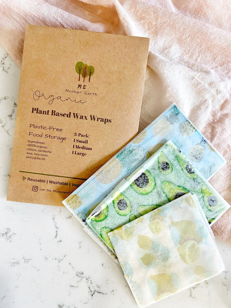 ME MOTHER EARTH | Plant Based Wax Wraps - 3pk
