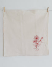 Load image into Gallery viewer, HEARTH AND HARROW | Calendula Flower Organic Cotton Tea Towel