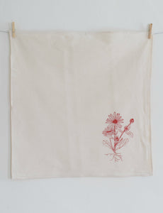 HEARTH AND HARROW | Calendula Flower Organic Cotton Tea Towel